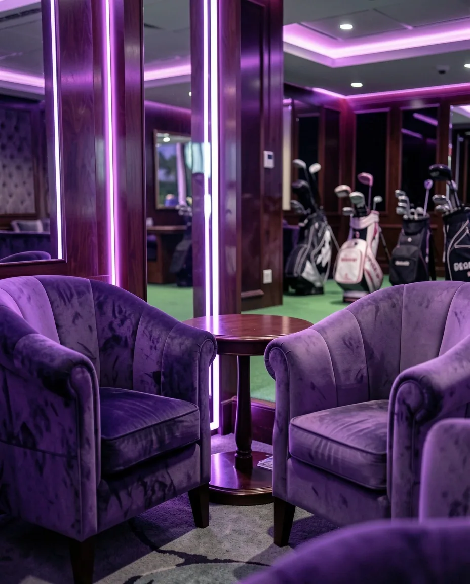 Wnętrze poker lounge w Warszawie