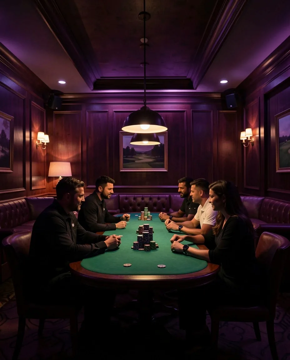 Wieczór pokerowy w poker lounge Riandil