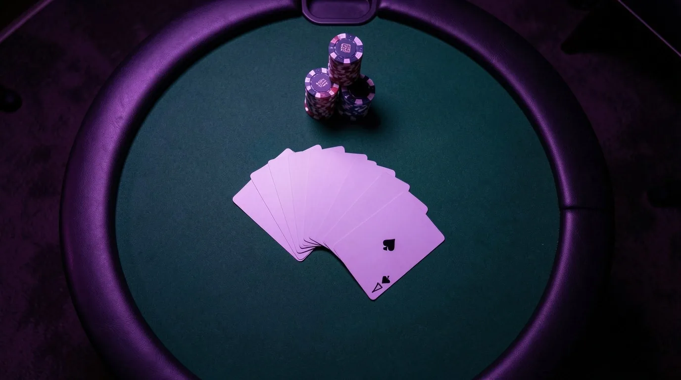 Stół pokerowy w lounge Riandil