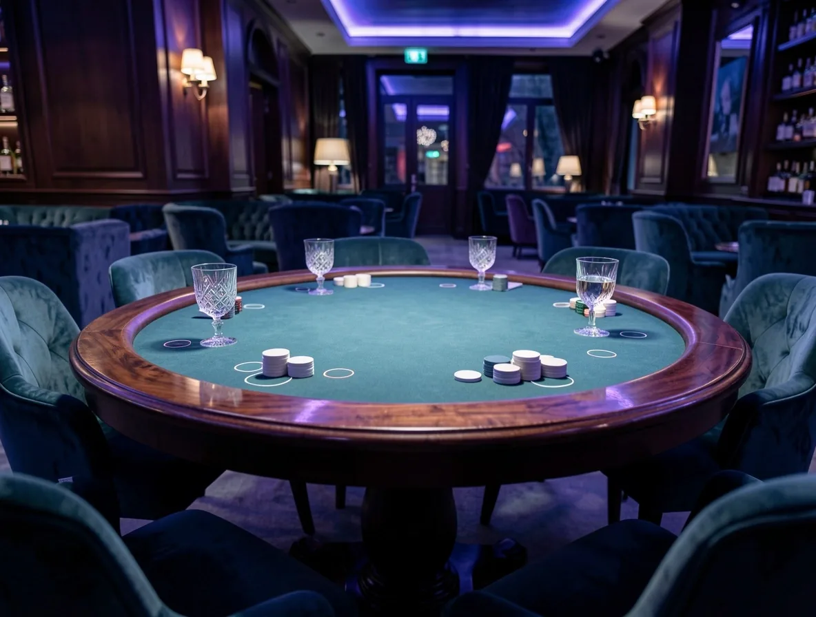 Stół do pokera w Poker Lounge Riandil