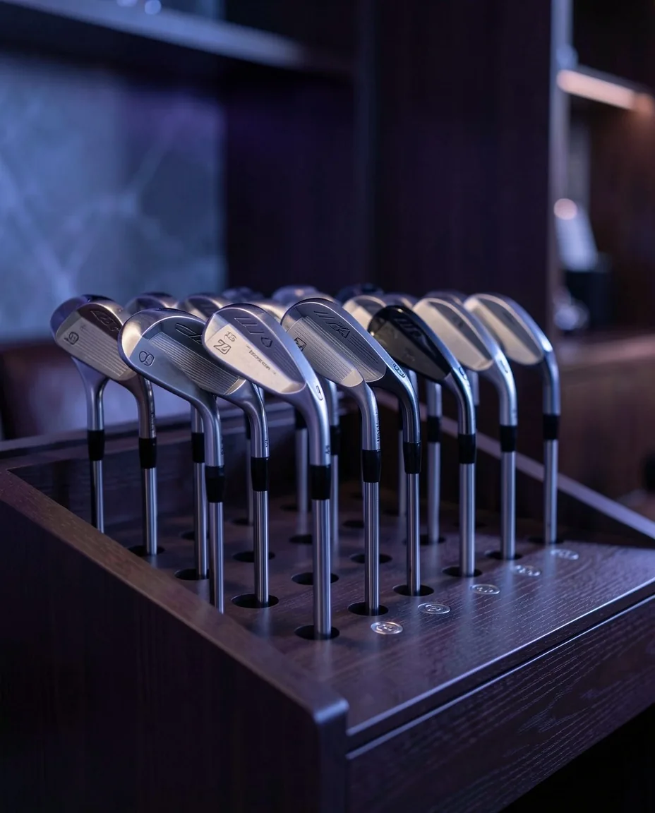 Putter typu mallet na putting greenie